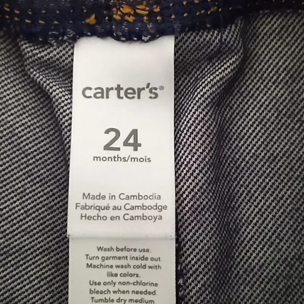 Carter's little girls jeggings size 24 months